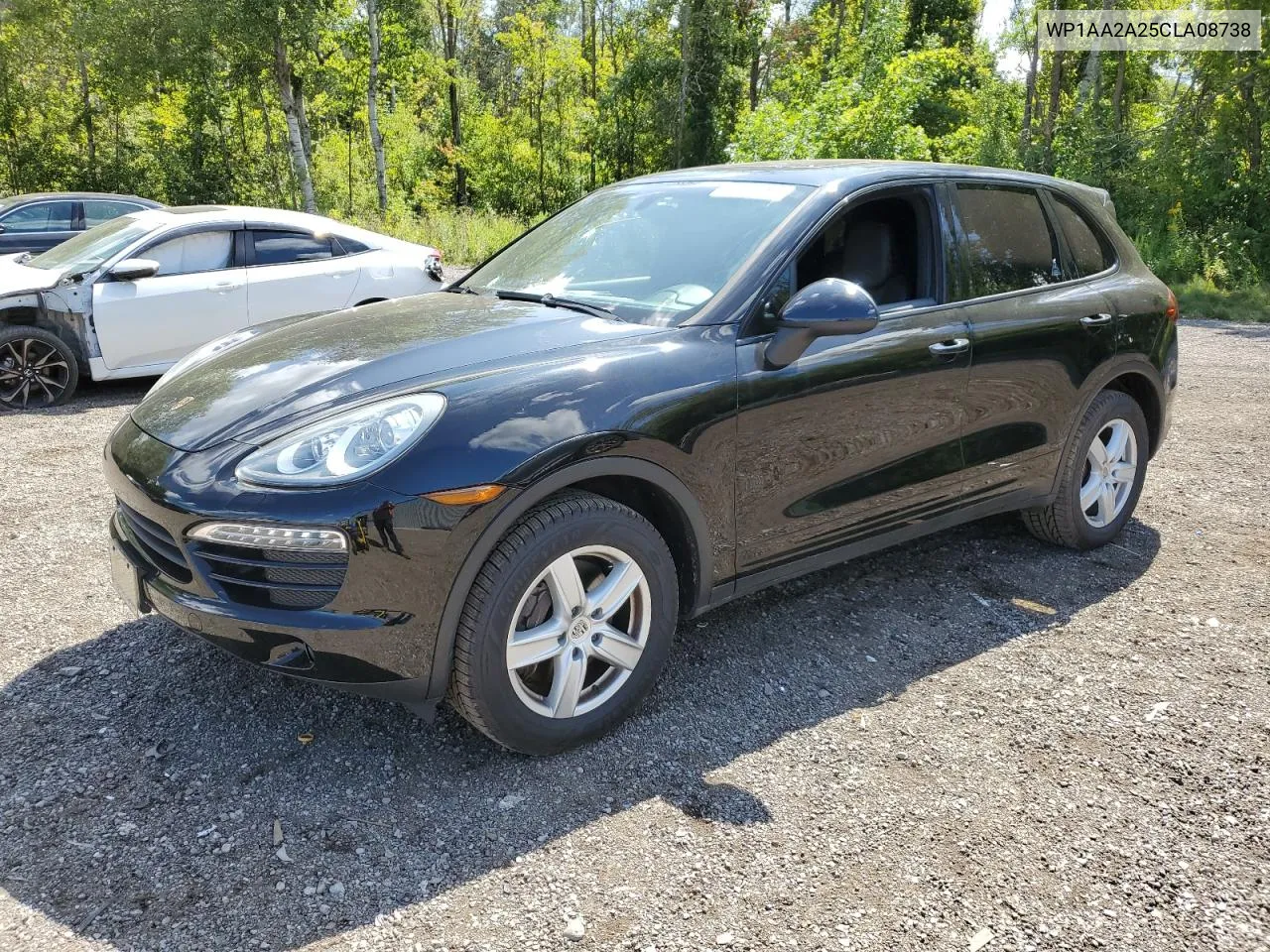 2012 Porsche Cayenne VIN: WP1AA2A25CLA08738 Lot: 67860084