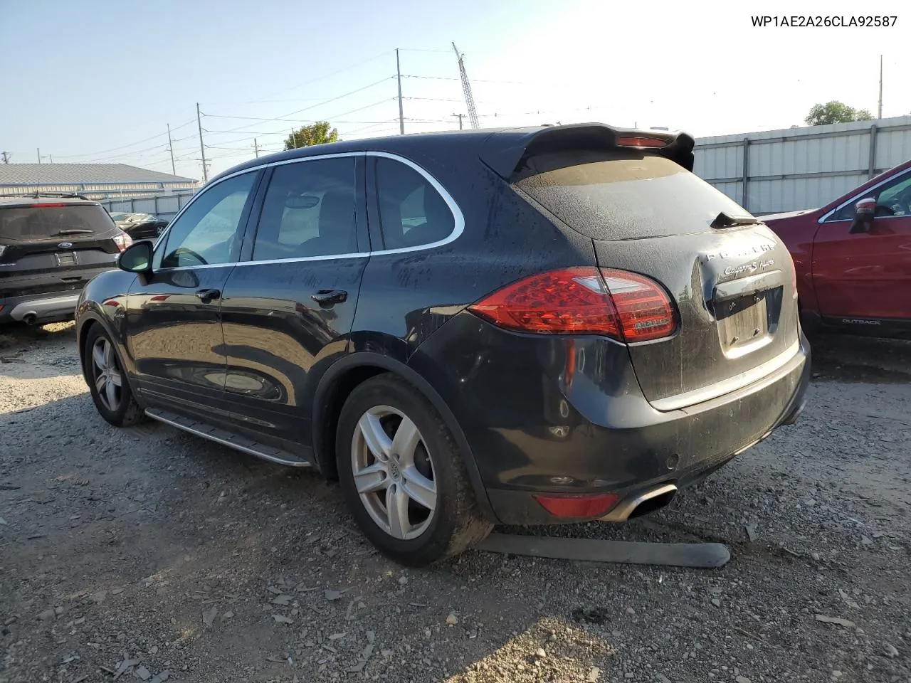 2012 Porsche Cayenne S Hybrid VIN: WP1AE2A26CLA92587 Lot: 72021934