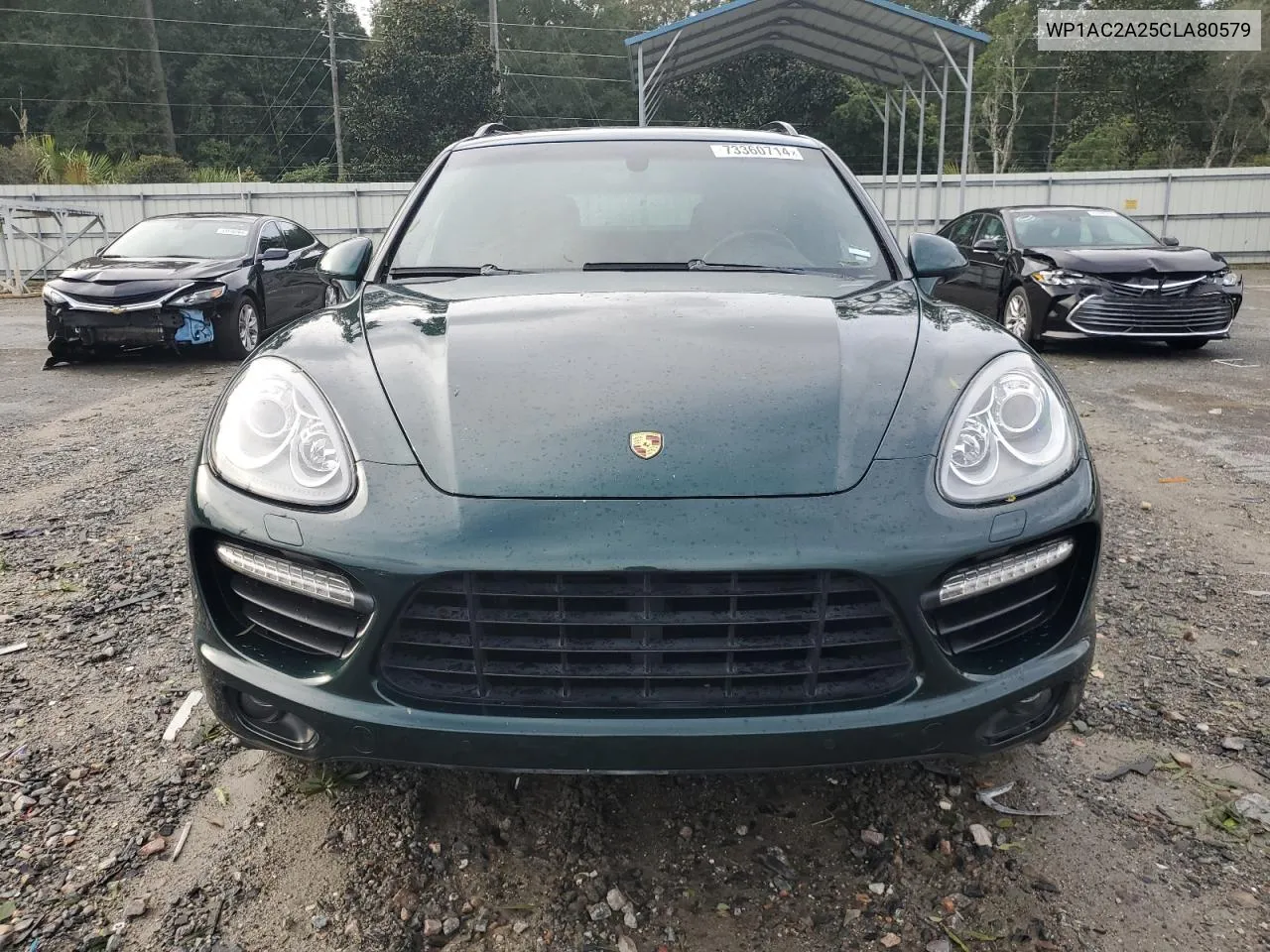 2012 Porsche Cayenne Turbo VIN: WP1AC2A25CLA80579 Lot: 73360714