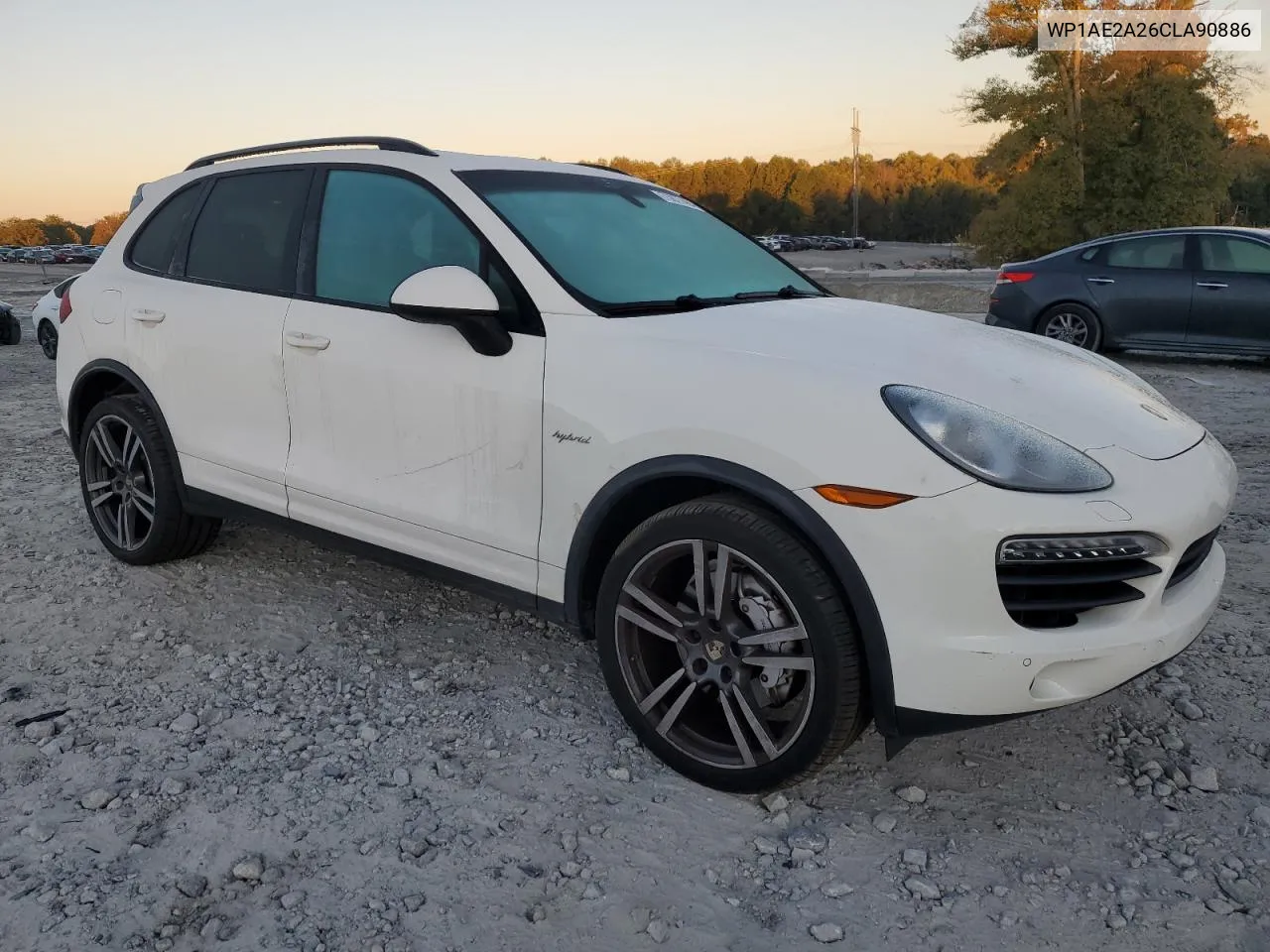 2012 Porsche Cayenne S Hybrid VIN: WP1AE2A26CLA90886 Lot: 73877484