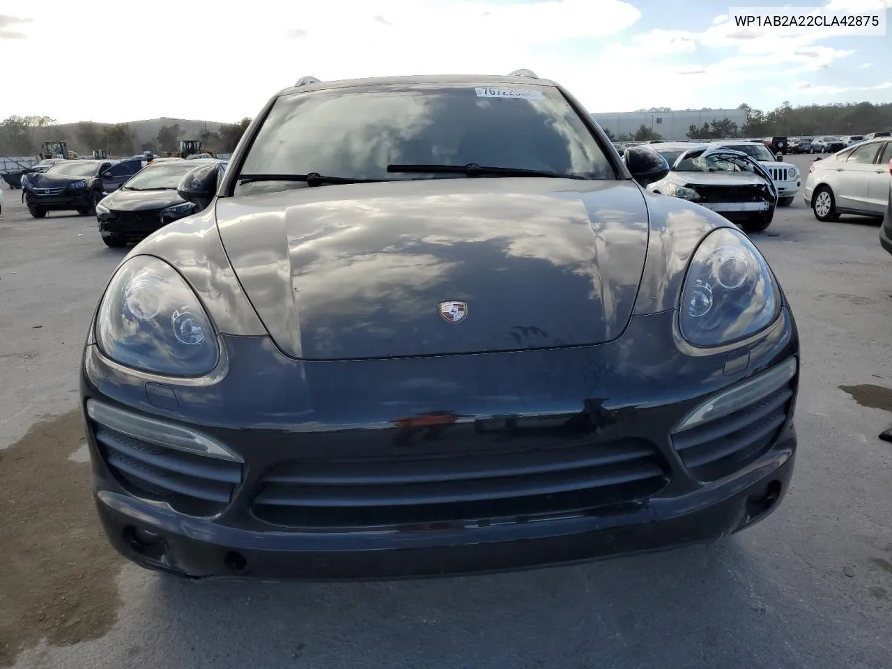 2012 Porsche Cayenne S VIN: WP1AB2A22CLA42875 Lot: 76722954