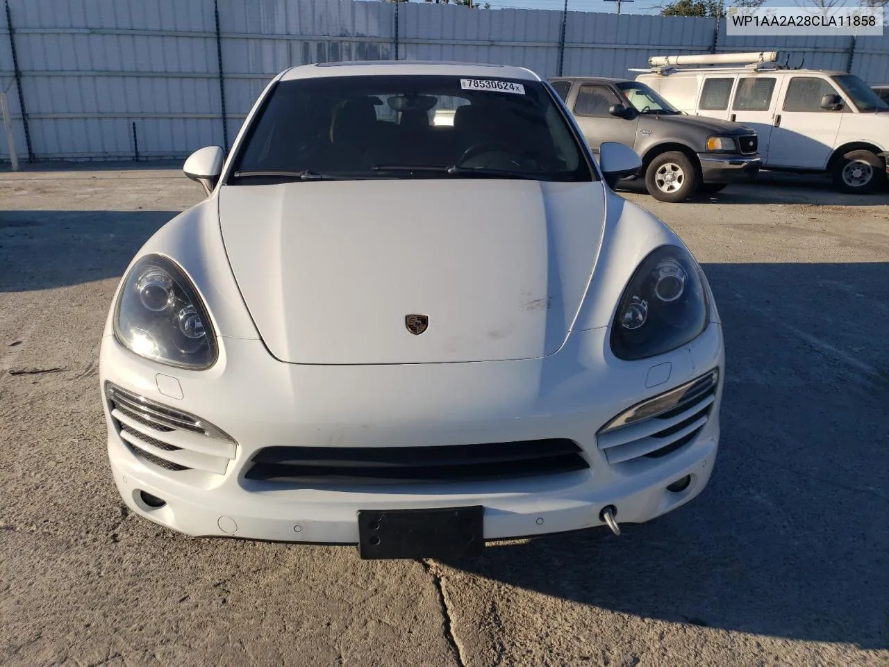 2012 Porsche Cayenne VIN: WP1AA2A28CLA11858 Lot: 78530624