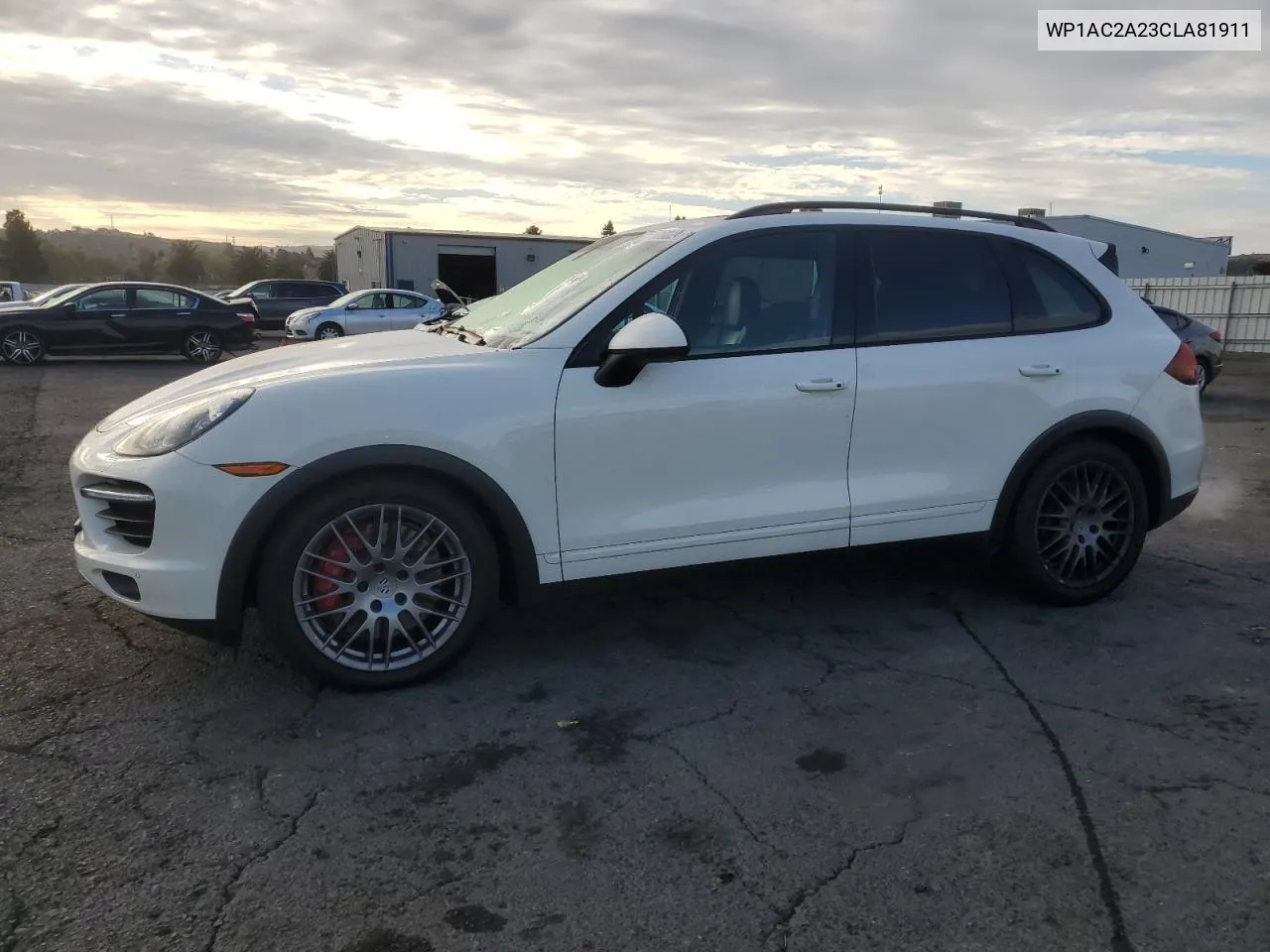 2012 Porsche Cayenne Turbo VIN: WP1AC2A23CLA81911 Lot: 78679924