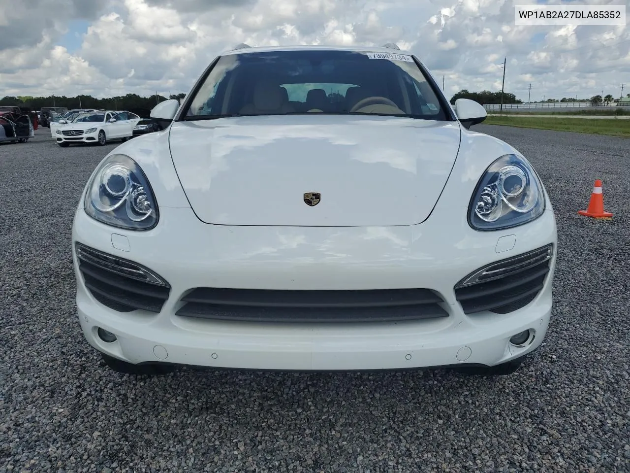 2013 Porsche Cayenne S VIN: WP1AB2A27DLA85352 Lot: 73949734