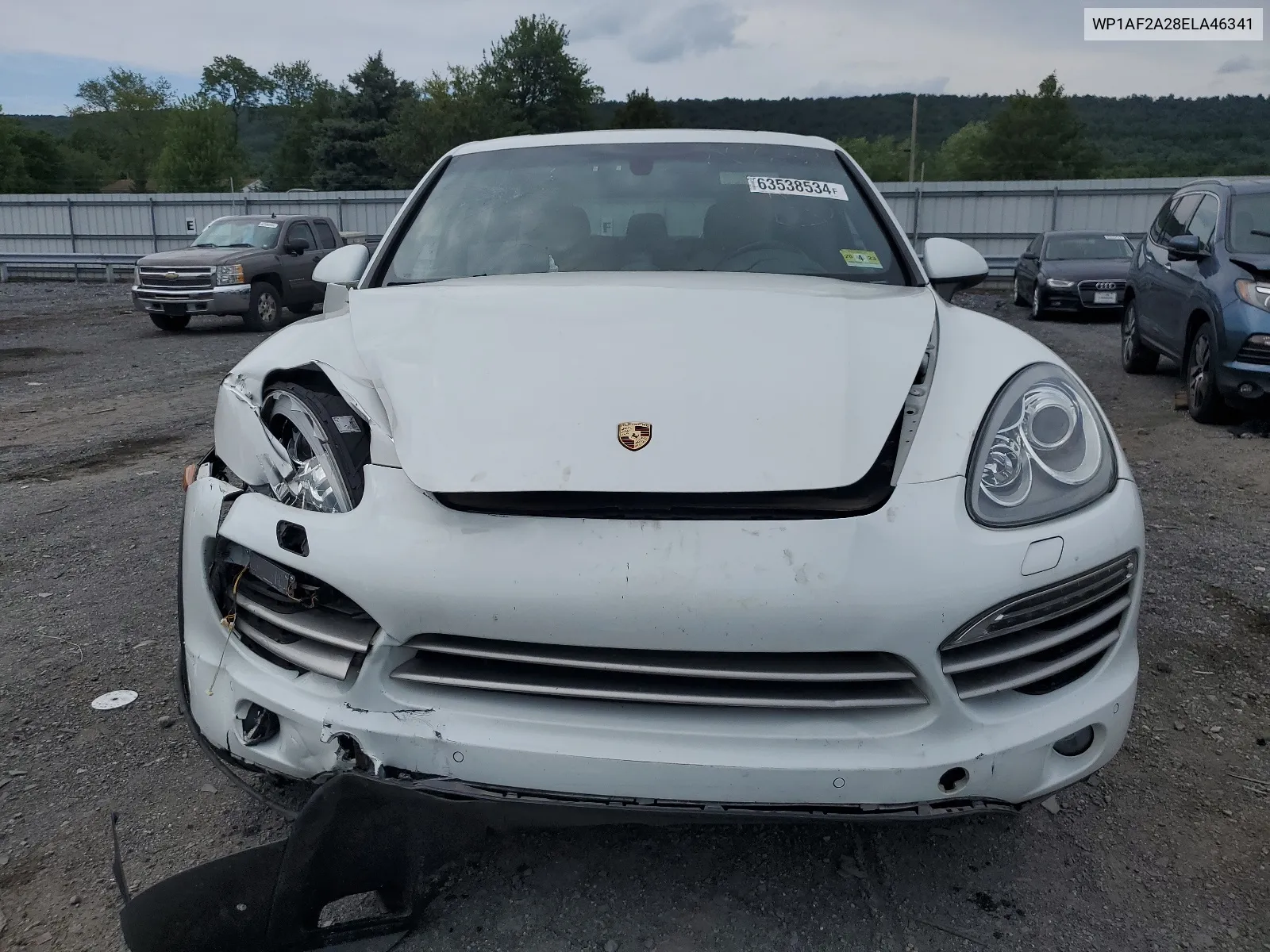 2014 Porsche Cayenne VIN: WP1AF2A28ELA46341 Lot: 63538534