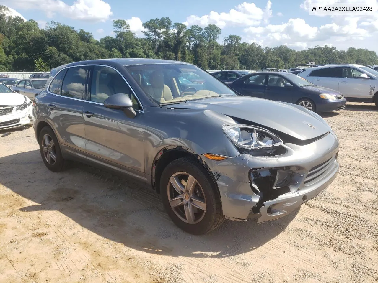 2014 Porsche Cayenne VIN: WP1AA2A2XELA92428 Lot: 72582664