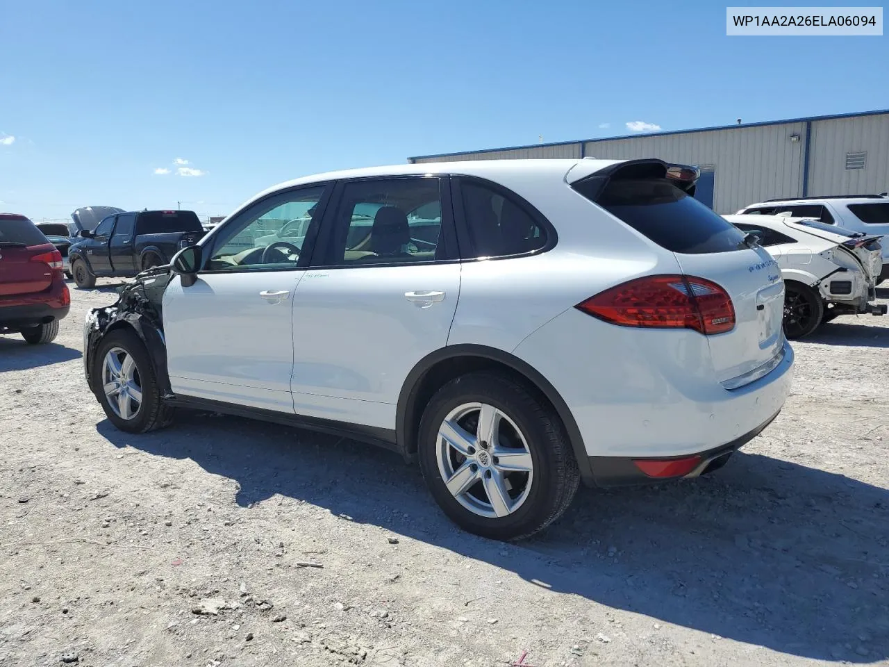 2014 Porsche Cayenne VIN: WP1AA2A26ELA06094 Lot: 72931194