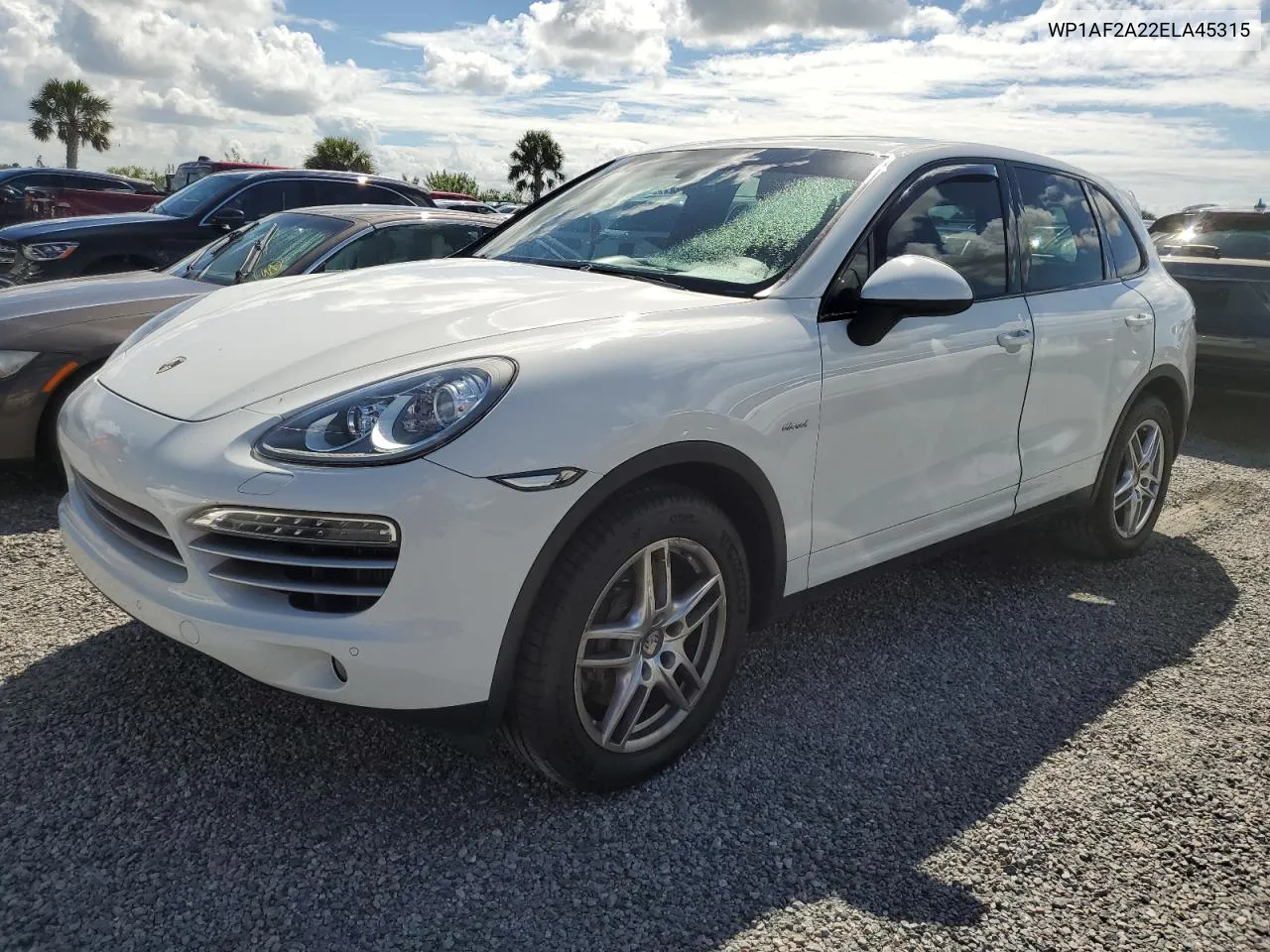 2014 Porsche Cayenne VIN: WP1AF2A22ELA45315 Lot: 74752604