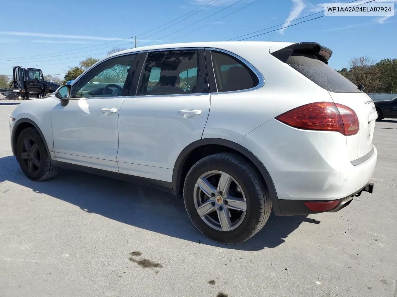 2014 Porsche Cayenne VIN: WP1AA2A24ELA07924 Lot: 77353434