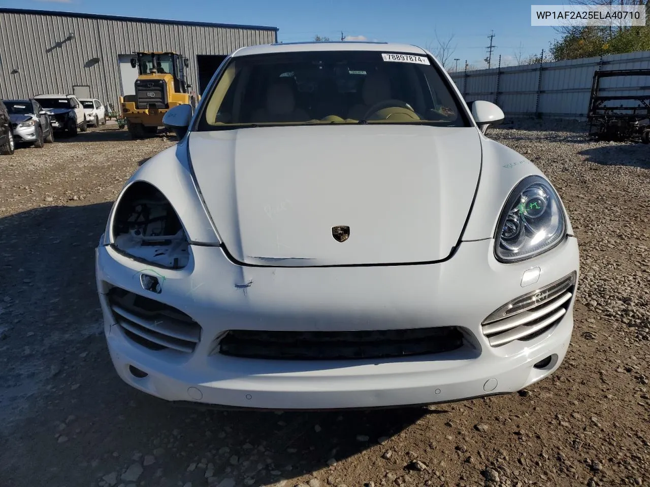 2014 Porsche Cayenne VIN: WP1AF2A25ELA40710 Lot: 78897874