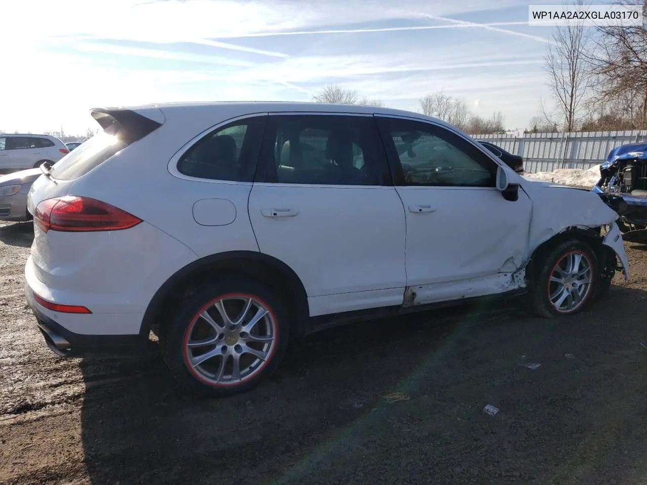 2016 Porsche Cayenne VIN: WP1AA2A2XGLA03170 Lot: 41676494