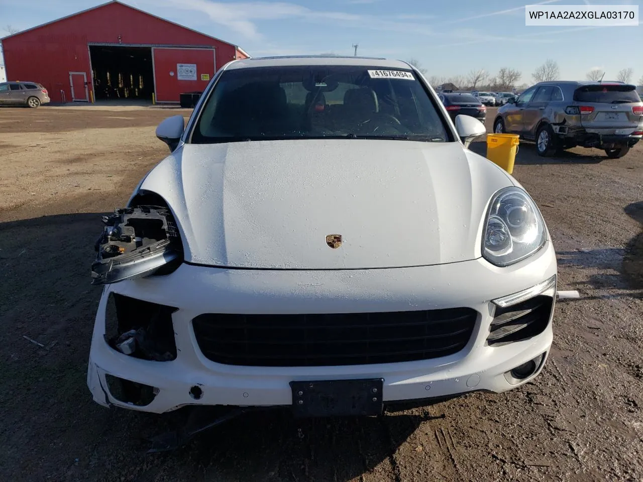 WP1AA2A2XGLA03170 2016 Porsche Cayenne