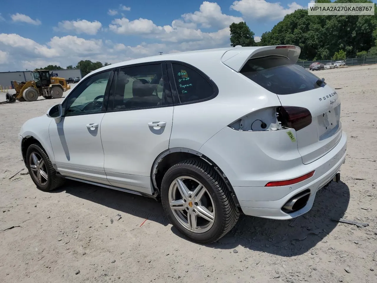 WP1AA2A27GKA08767 2016 Porsche Cayenne