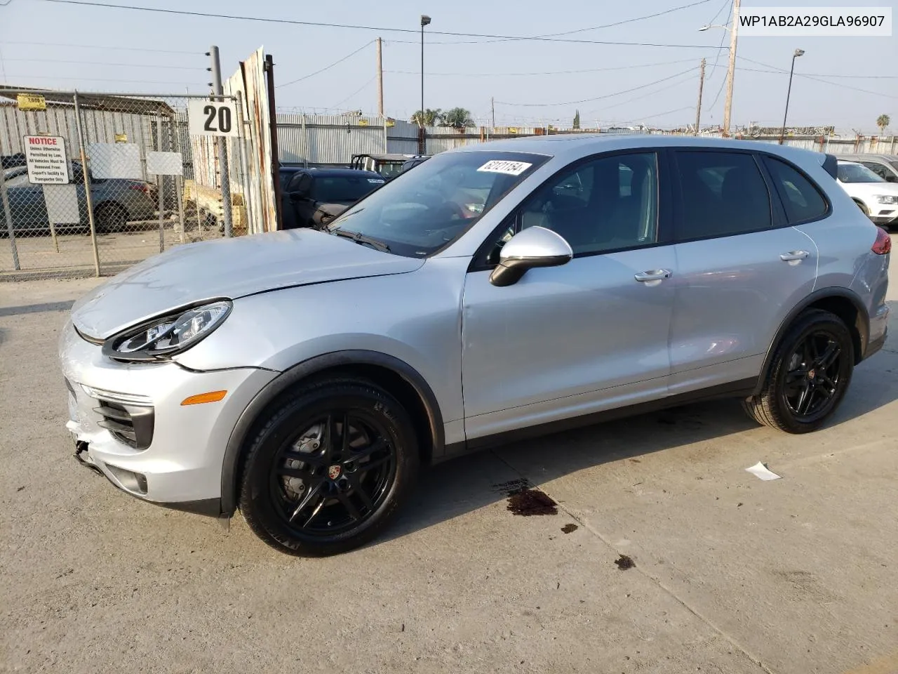 2016 Porsche Cayenne S VIN: WP1AB2A29GLA96907 Lot: 62121154