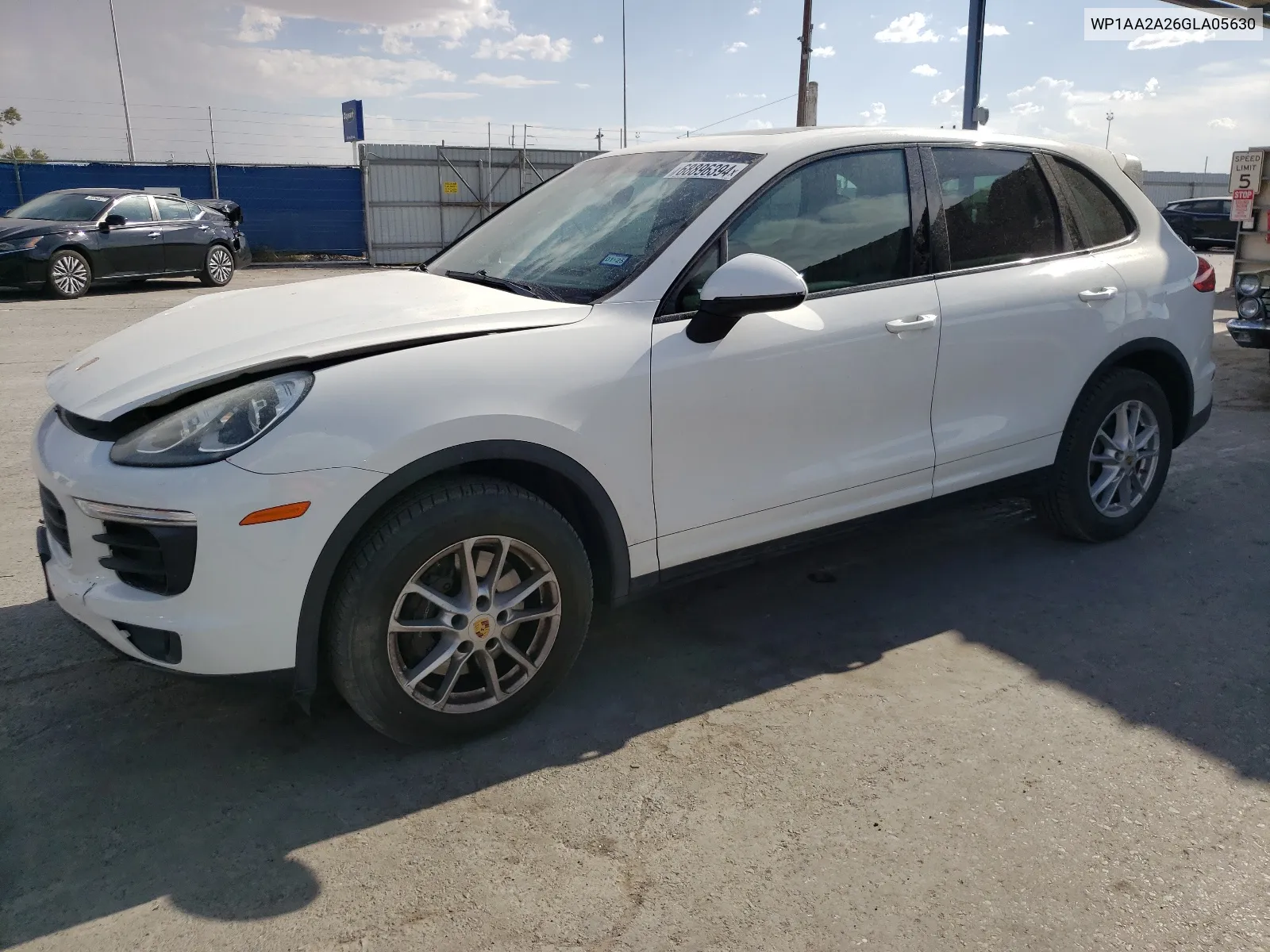 2016 Porsche Cayenne VIN: WP1AA2A26GLA05630 Lot: 68896394