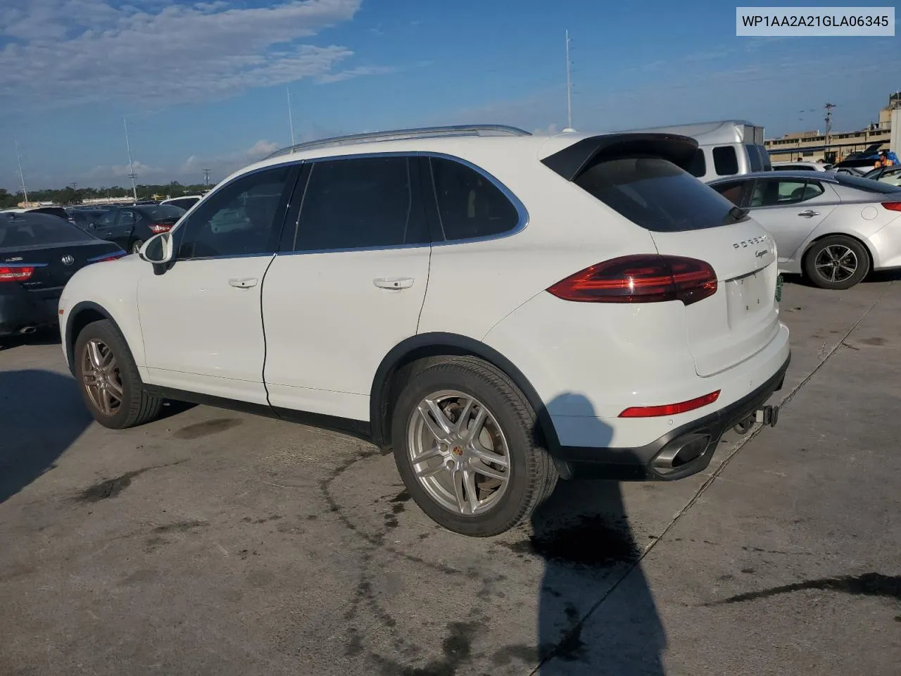 2016 Porsche Cayenne VIN: WP1AA2A21GLA06345 Lot: 72607574