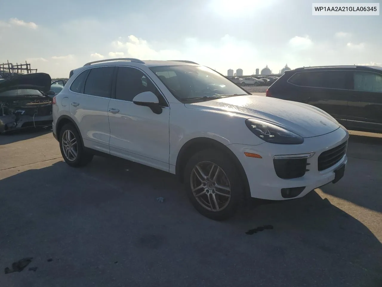 2016 Porsche Cayenne VIN: WP1AA2A21GLA06345 Lot: 72607574