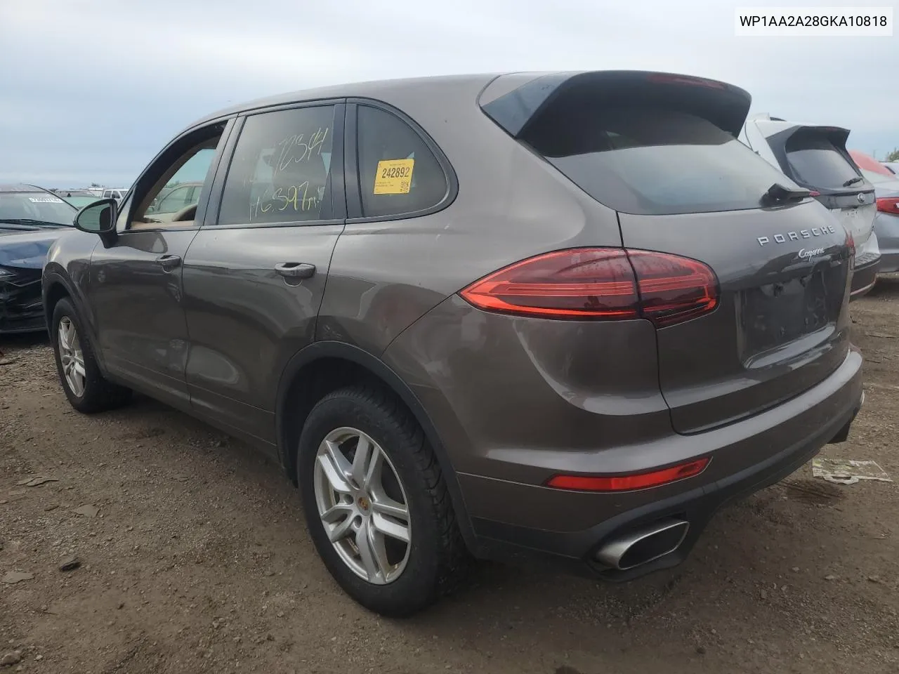 WP1AA2A28GKA10818 2016 Porsche Cayenne