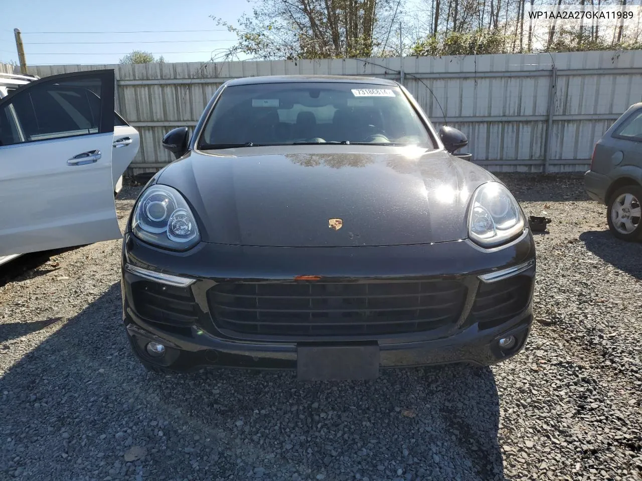 WP1AA2A27GKA11989 2016 Porsche Cayenne