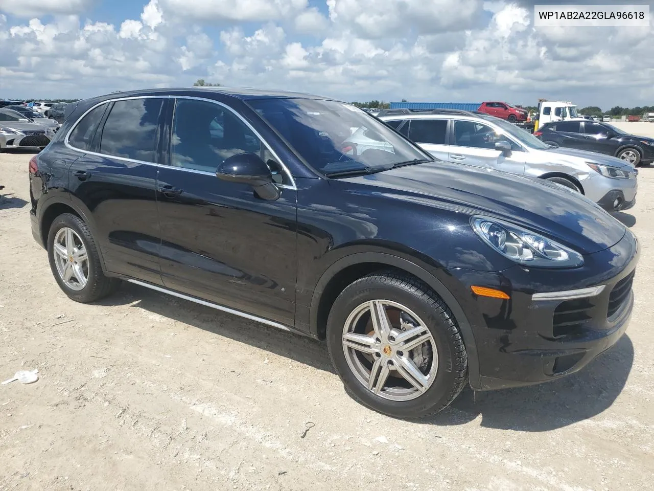 2016 Porsche Cayenne S VIN: WP1AB2A22GLA96618 Lot: 73788804