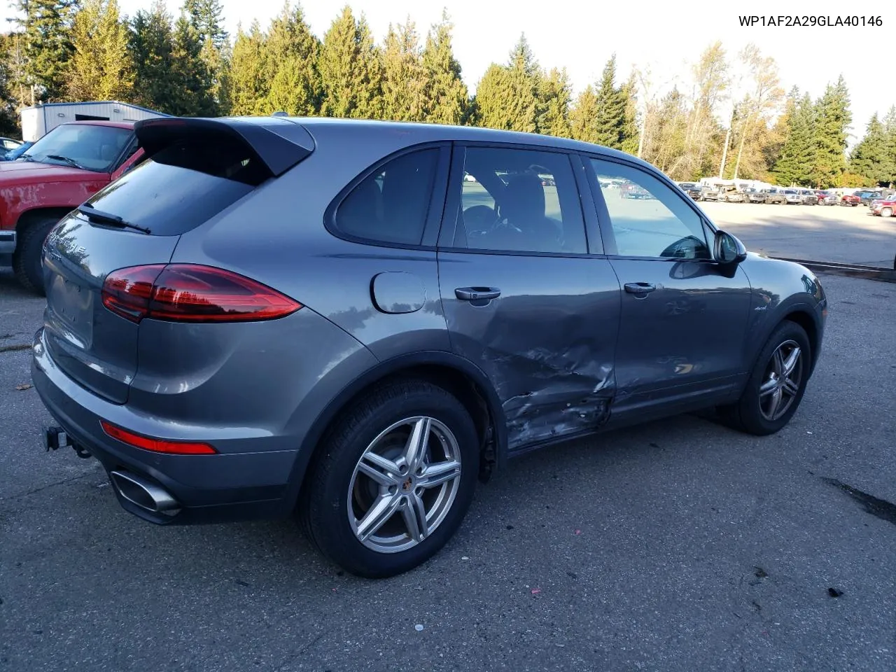 2016 Porsche Cayenne VIN: WP1AF2A29GLA40146 Lot: 74026404