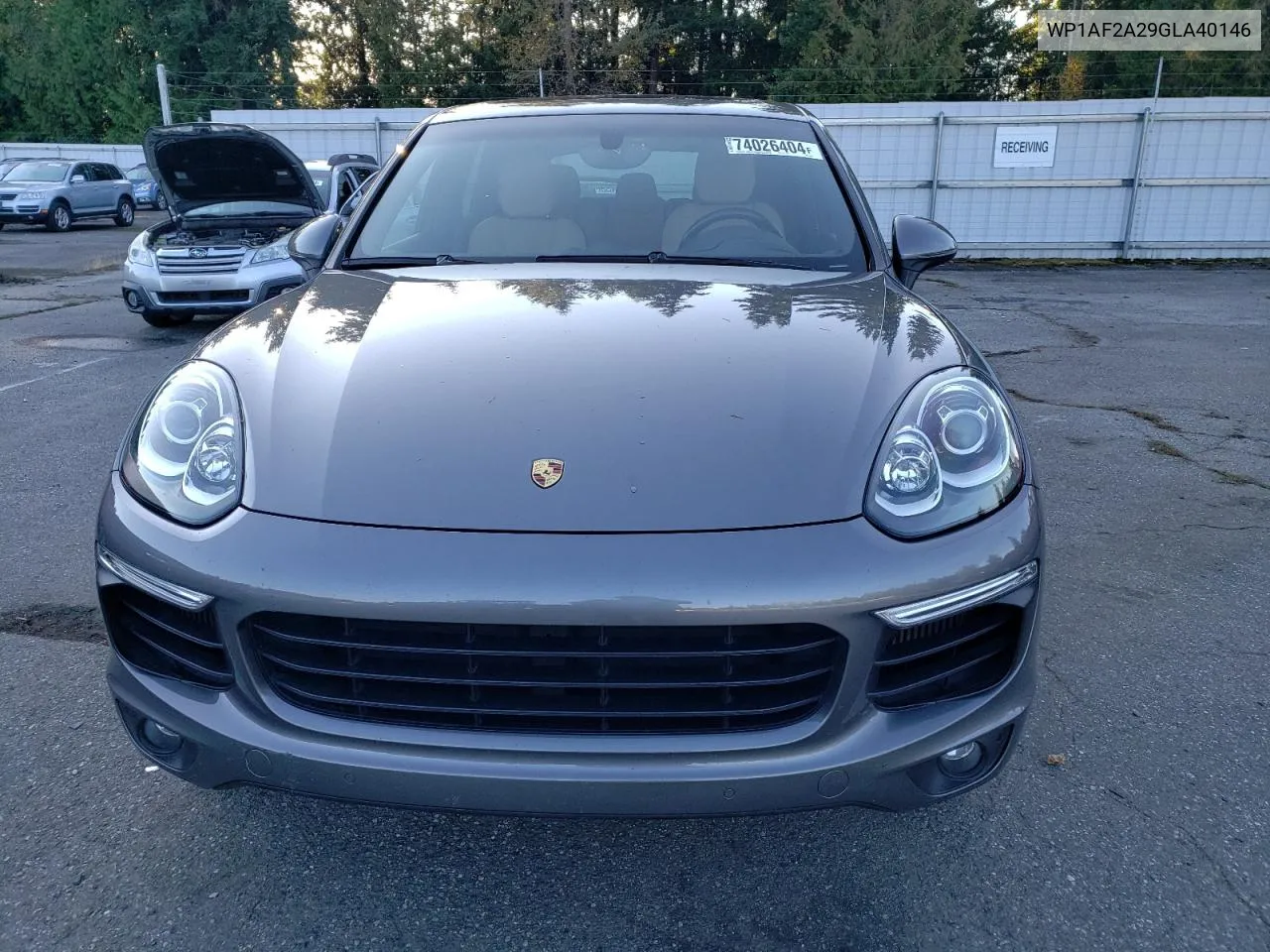 2016 Porsche Cayenne VIN: WP1AF2A29GLA40146 Lot: 74026404