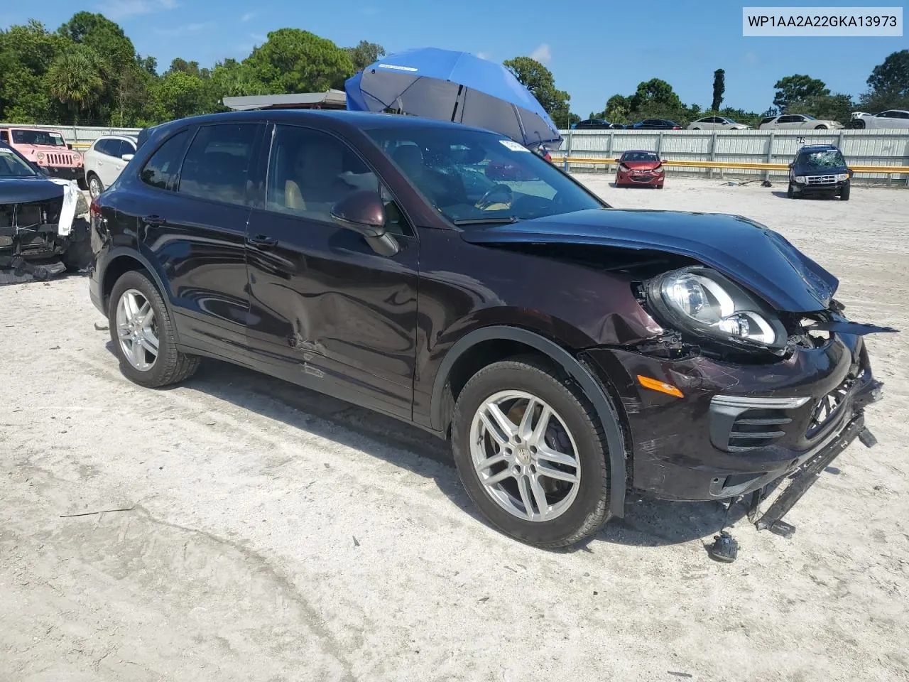 2016 Porsche Cayenne VIN: WP1AA2A22GKA13973 Lot: 74041364