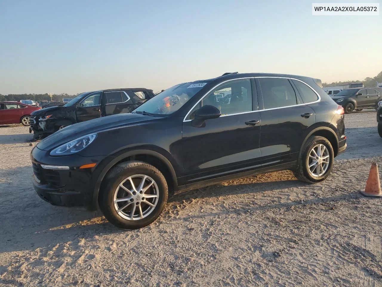 2016 Porsche Cayenne VIN: WP1AA2A2XGLA05372 Lot: 74922634