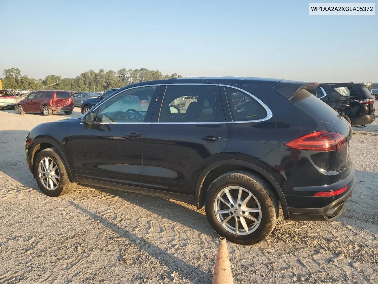 2016 Porsche Cayenne VIN: WP1AA2A2XGLA05372 Lot: 74922634