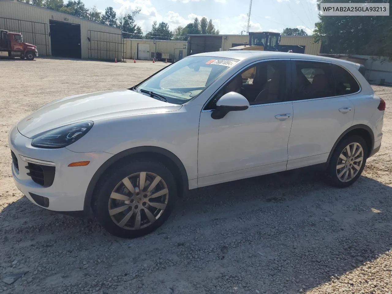 WP1AB2A25GLA93213 2016 Porsche Cayenne S