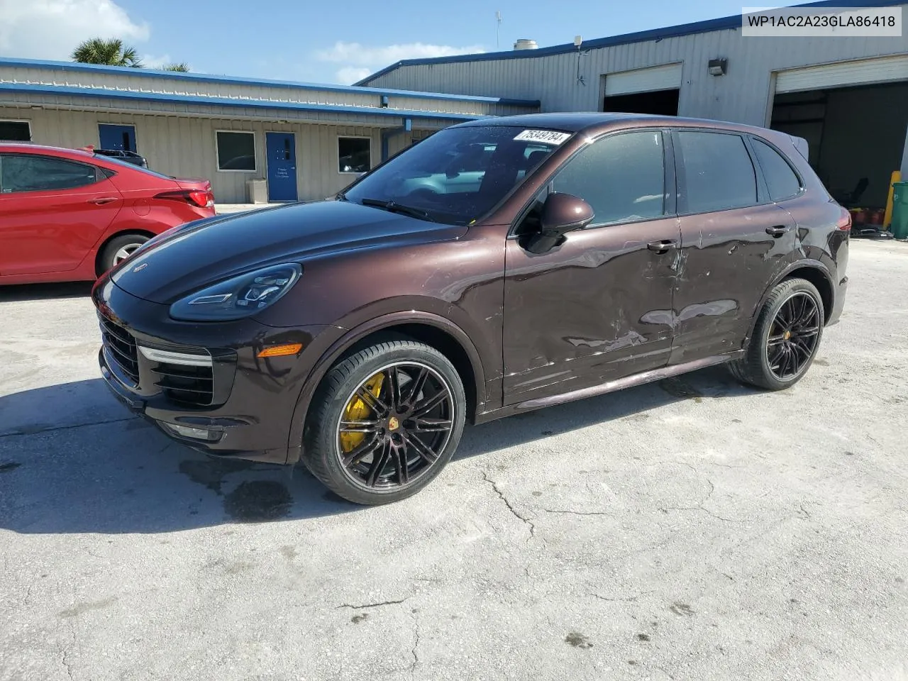 2016 Porsche Cayenne Turbo VIN: WP1AC2A23GLA86418 Lot: 75349784