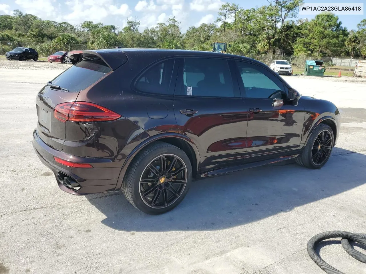 2016 Porsche Cayenne Turbo VIN: WP1AC2A23GLA86418 Lot: 75349784