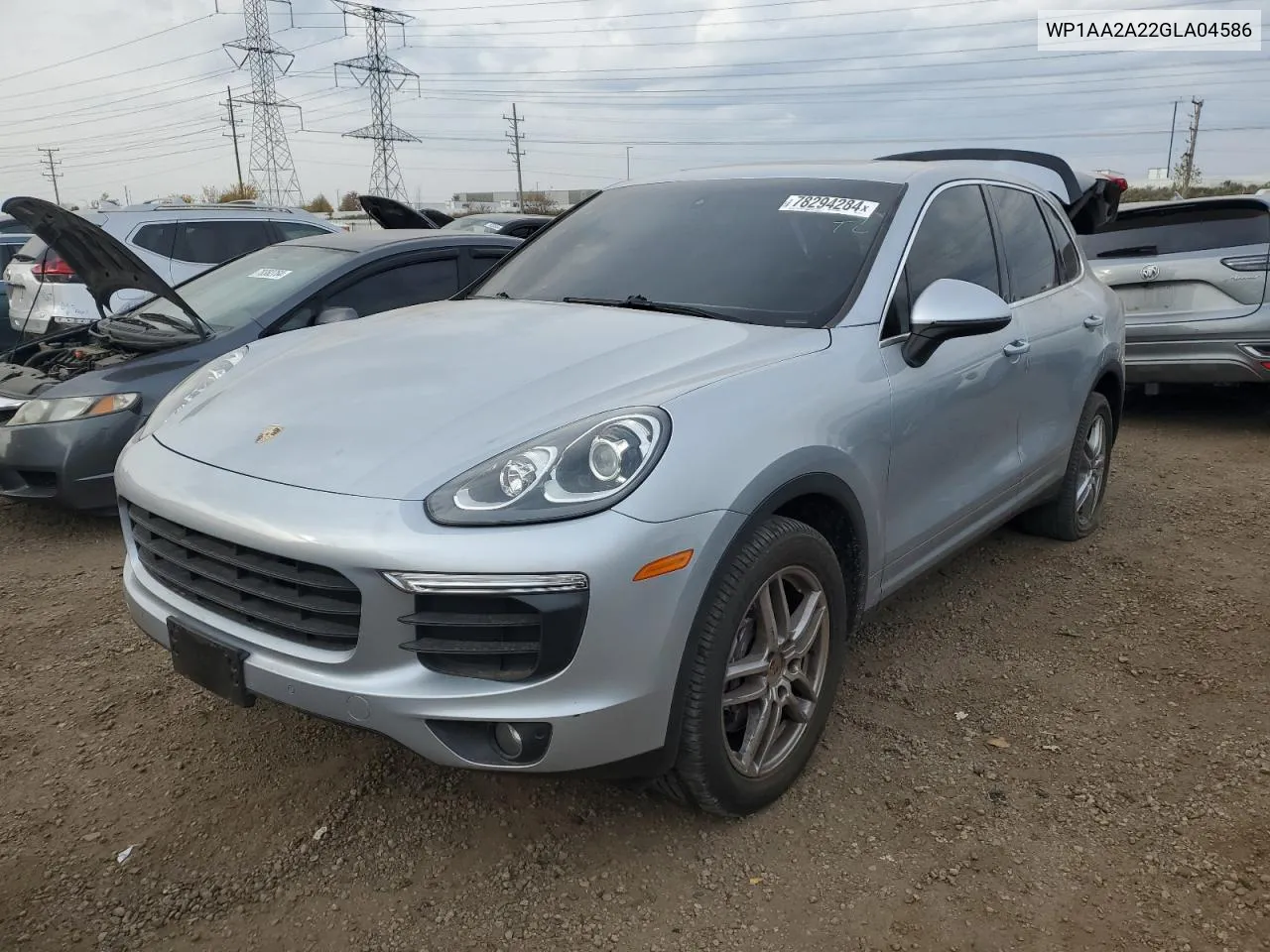 2016 Porsche Cayenne VIN: WP1AA2A22GLA04586 Lot: 78294284