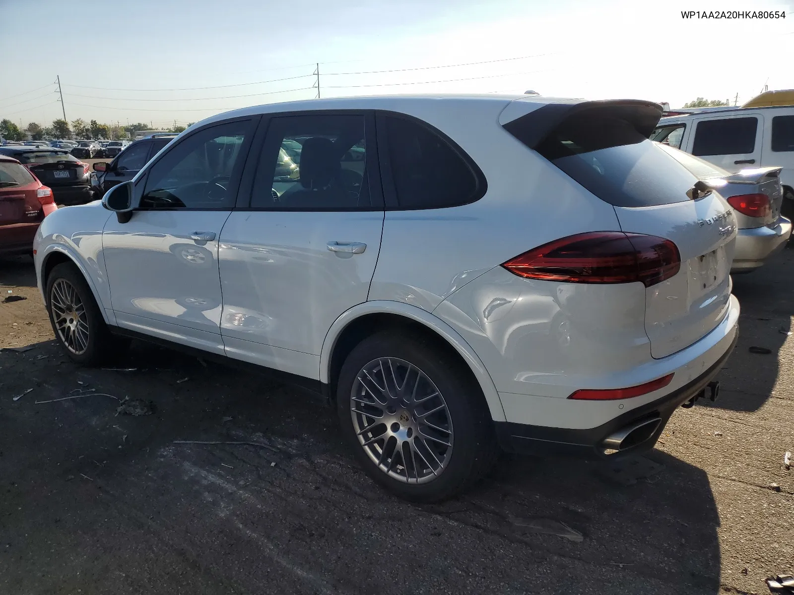 2017 Porsche Cayenne VIN: WP1AA2A20HKA80654 Lot: 62716114