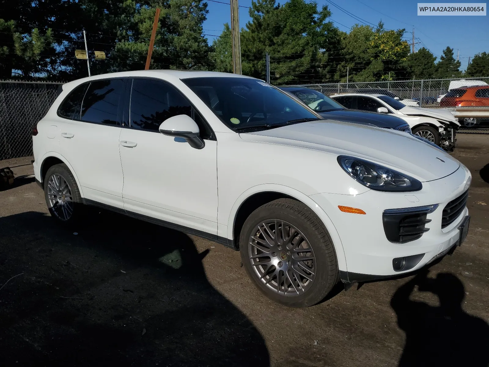 2017 Porsche Cayenne VIN: WP1AA2A20HKA80654 Lot: 62716114