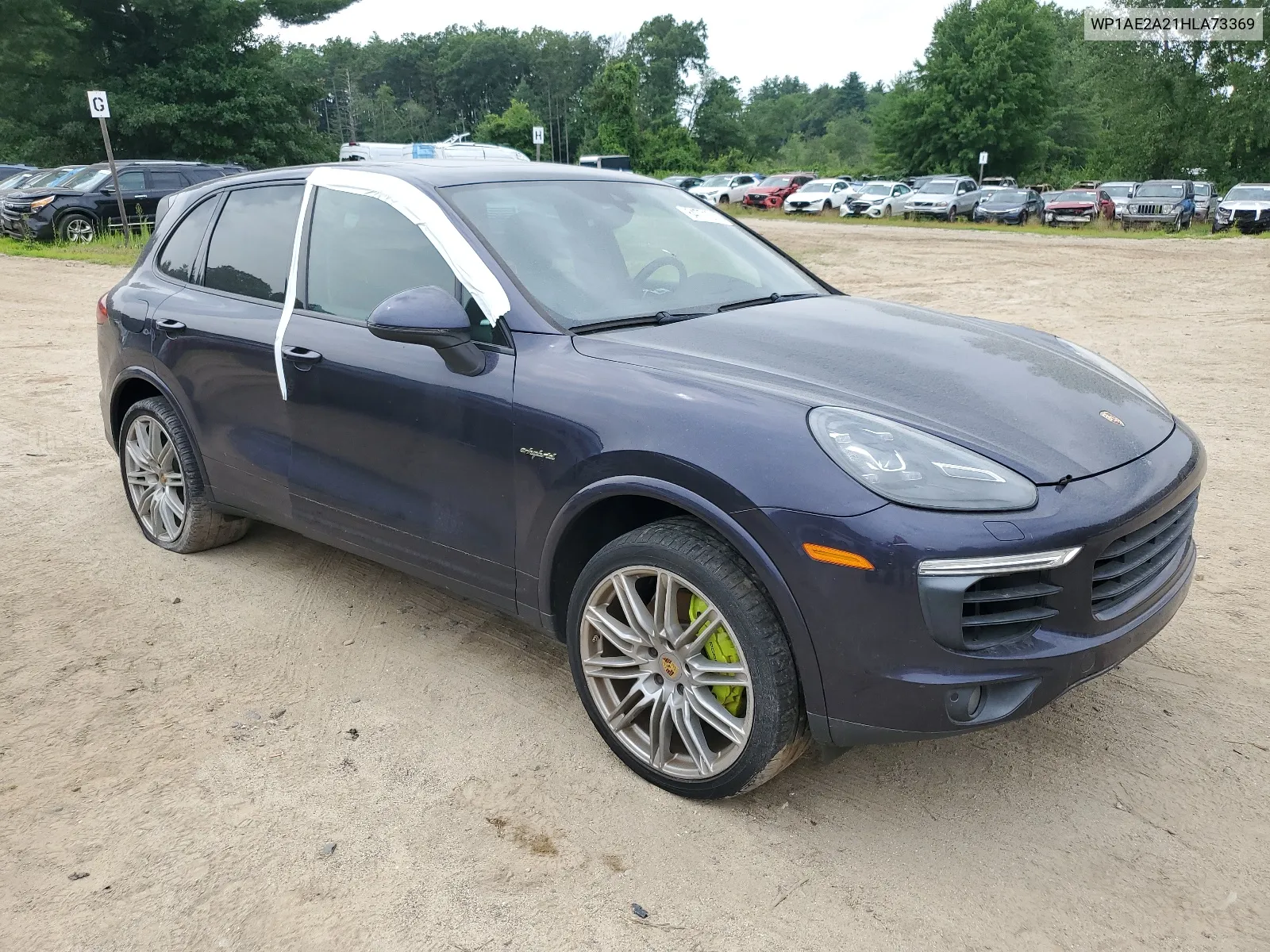 WP1AE2A21HLA73369 2017 Porsche Cayenne Se Hybrid Platinum