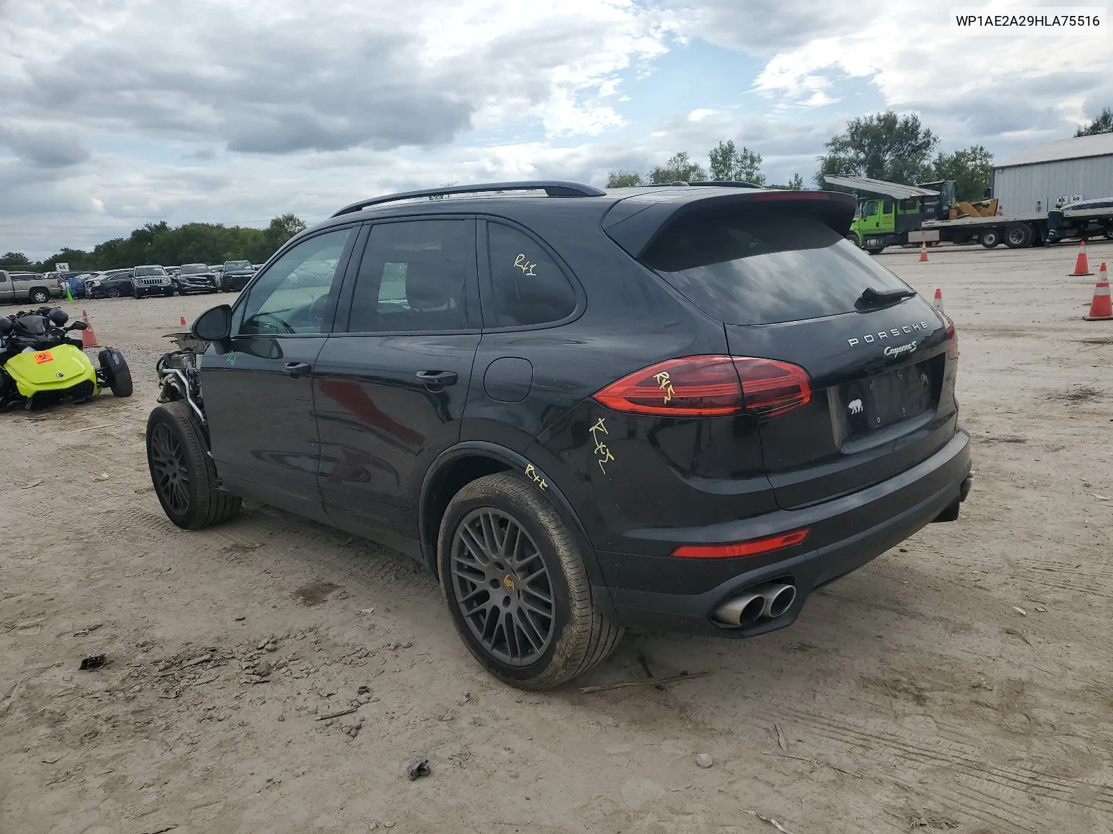 WP1AE2A29HLA75516 2017 Porsche Cayenne Se Hybrid Platinum