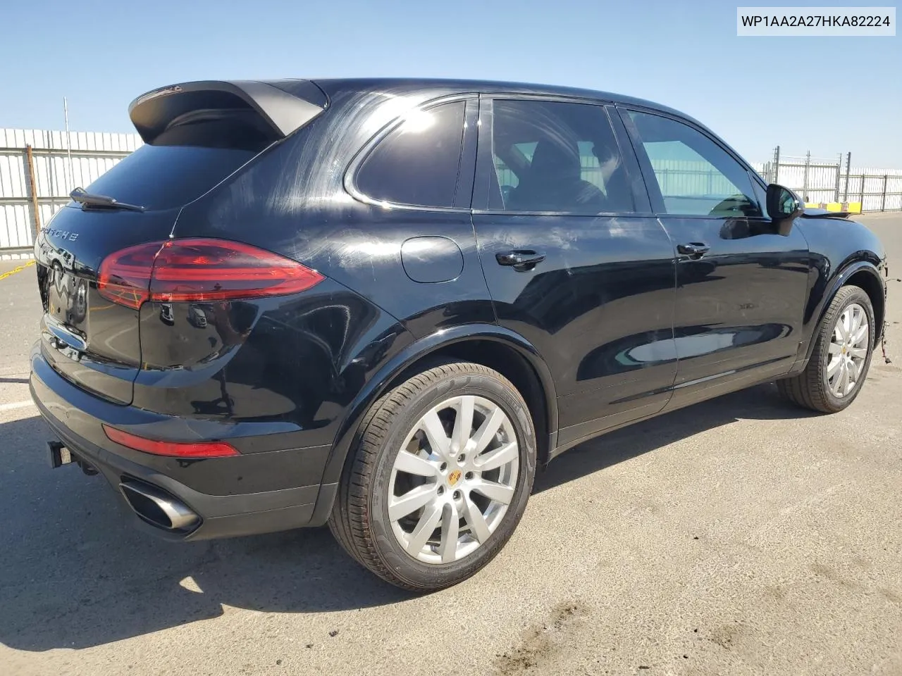 2017 Porsche Cayenne VIN: WP1AA2A27HKA82224 Lot: 70878274