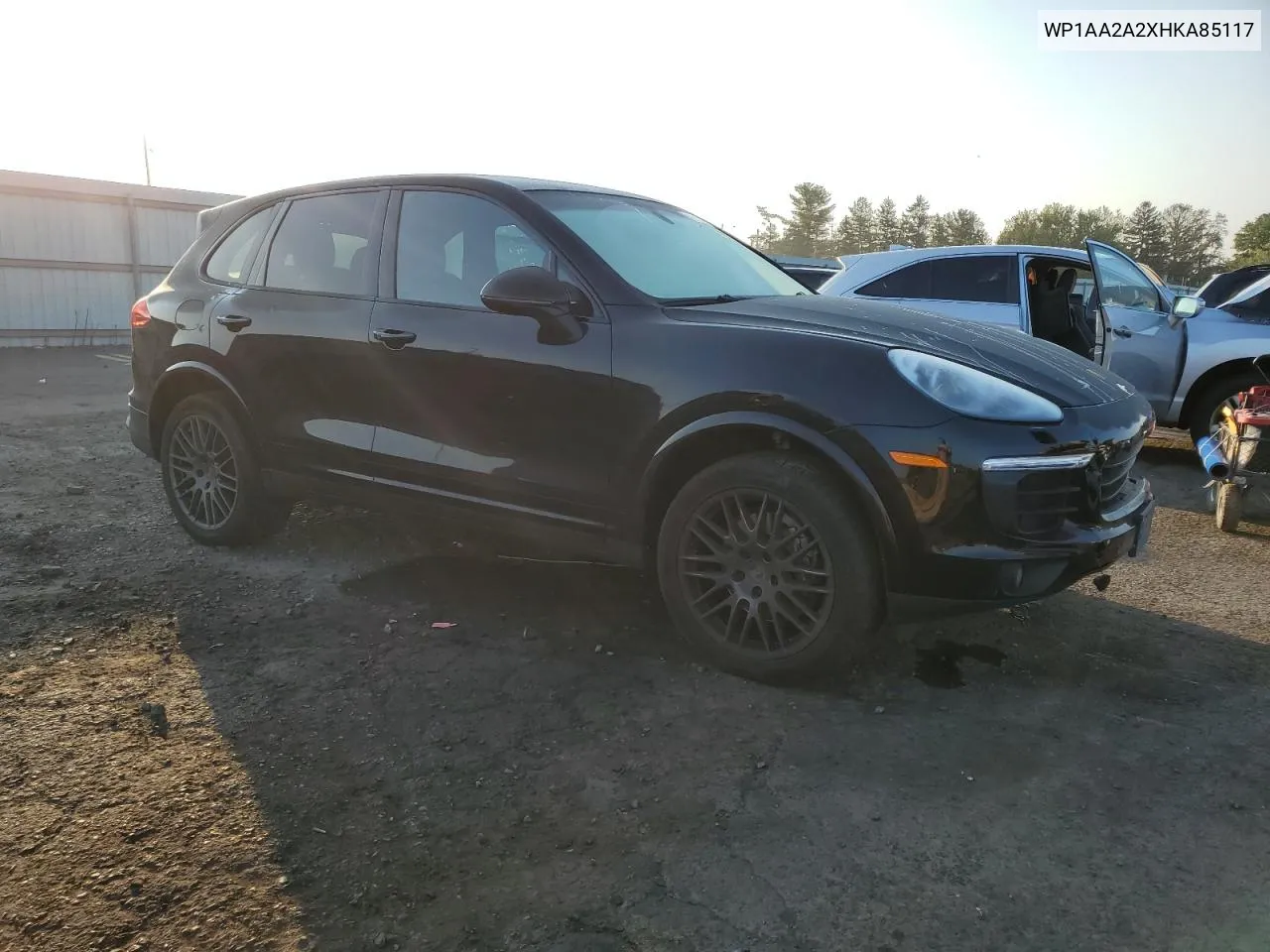 2017 Porsche Cayenne VIN: WP1AA2A2XHKA85117 Lot: 72185674