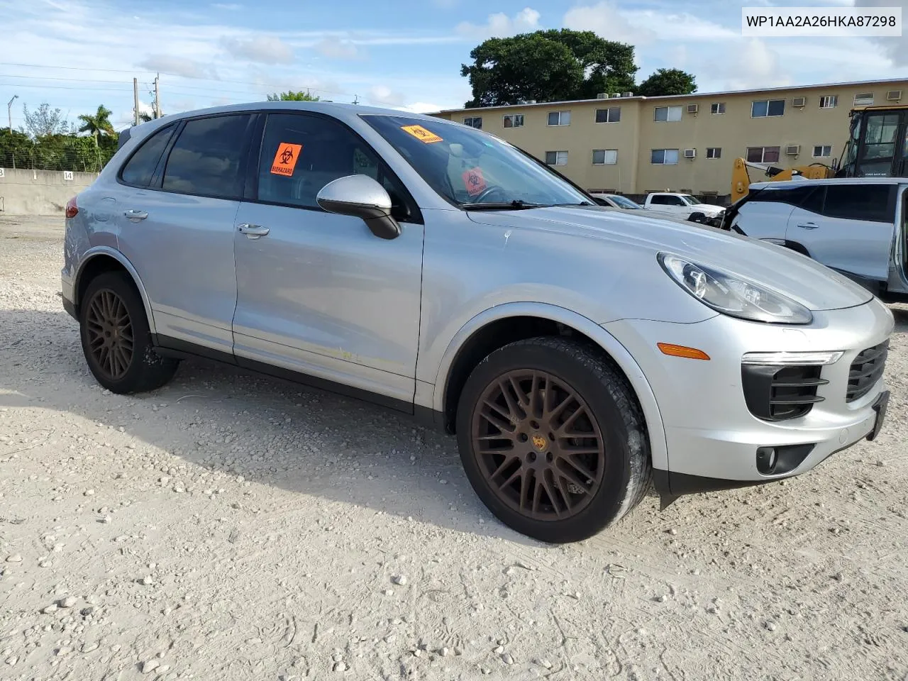 WP1AA2A26HKA87298 2017 Porsche Cayenne