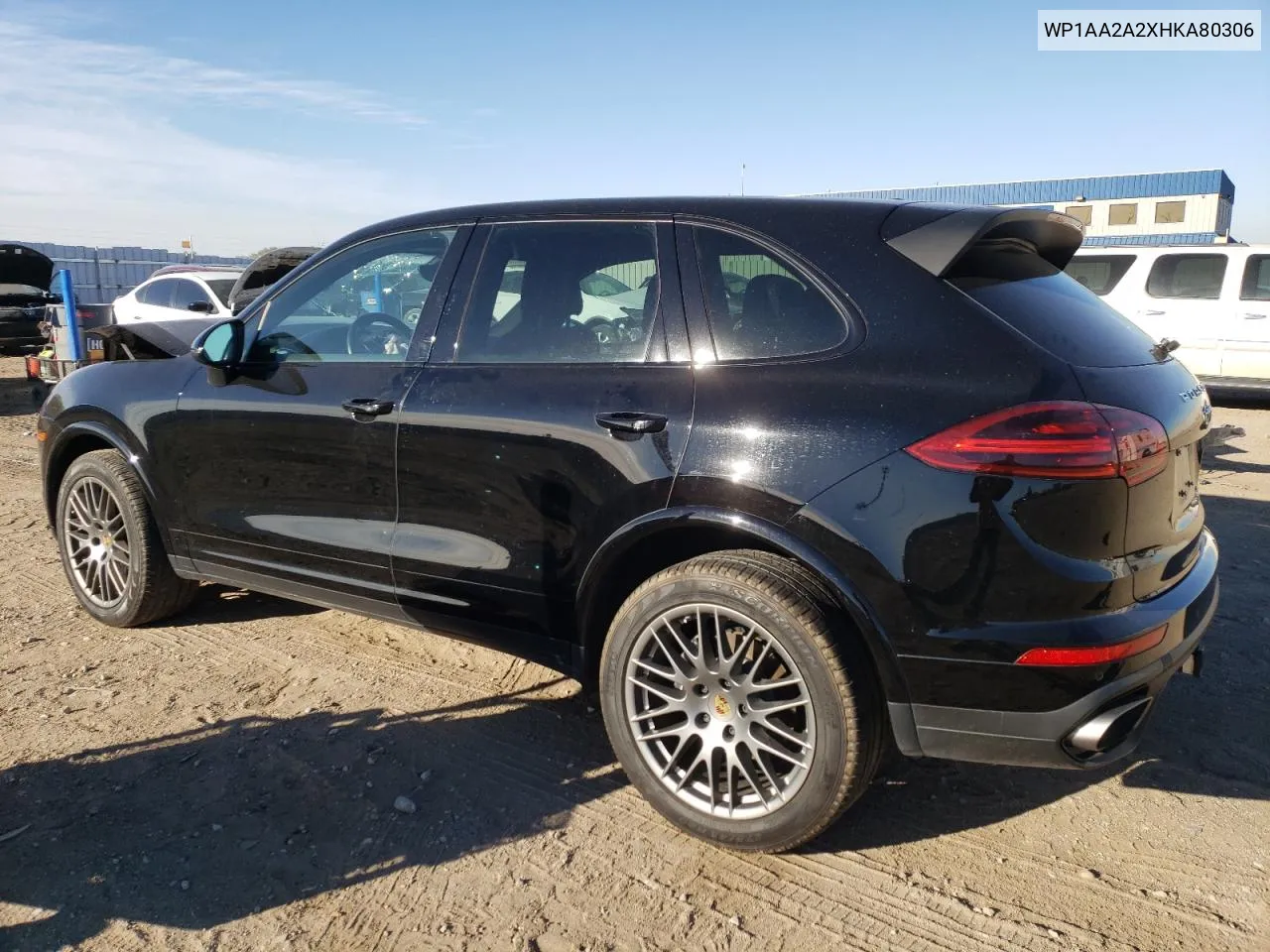 WP1AA2A2XHKA80306 2017 Porsche Cayenne