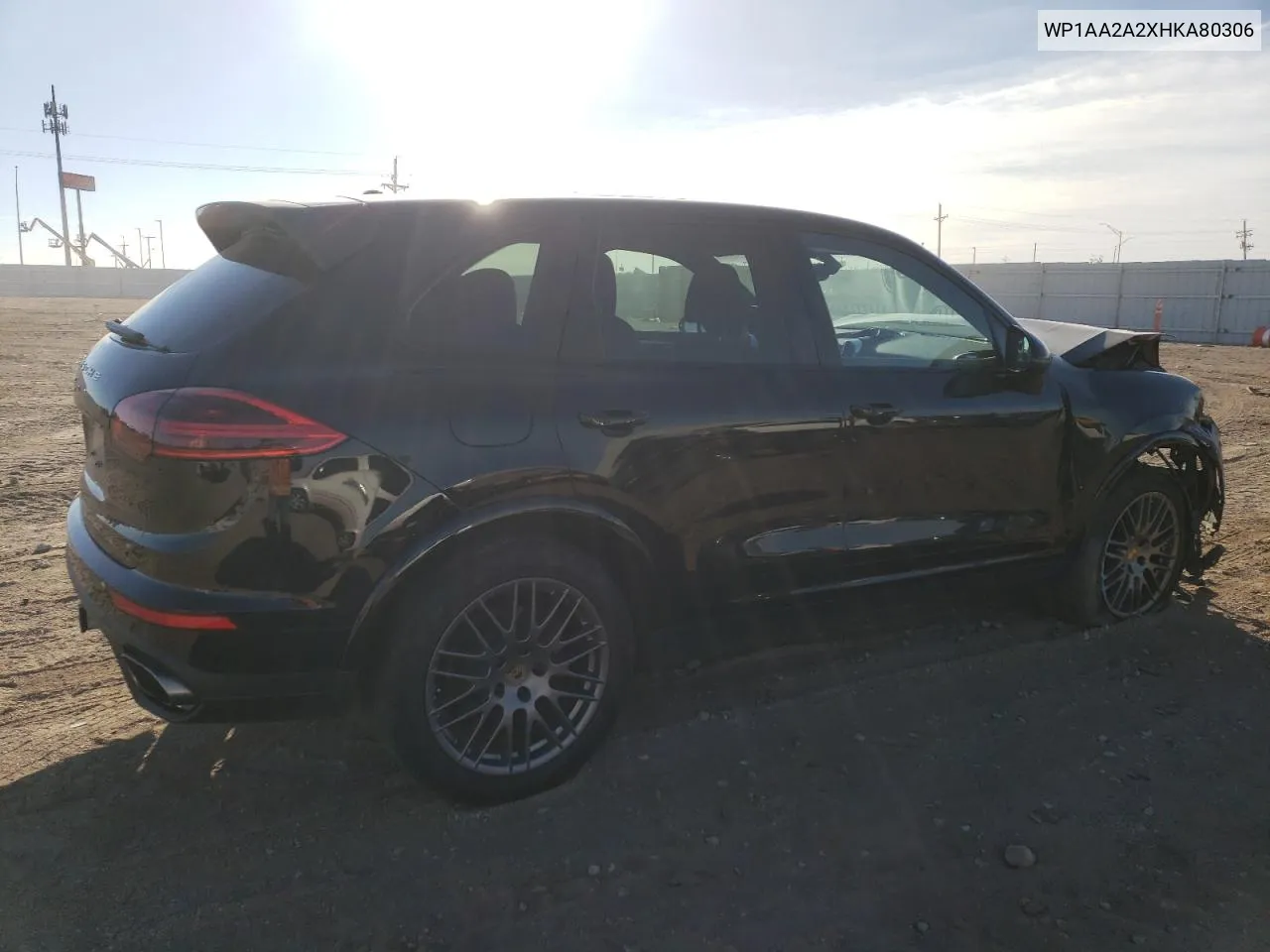 2017 Porsche Cayenne VIN: WP1AA2A2XHKA80306 Lot: 73871364