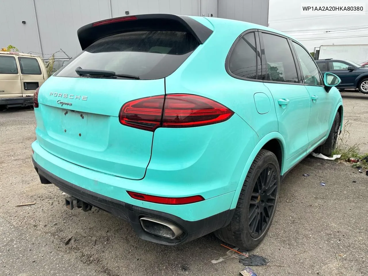 2017 Porsche Cayenne VIN: WP1AA2A20HKA80380 Lot: 78863734