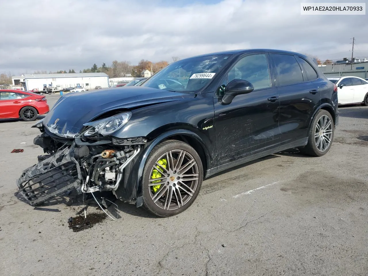 2017 Porsche Cayenne Se Hybrid Platinum VIN: WP1AE2A20HLA70933 Lot: 79299644