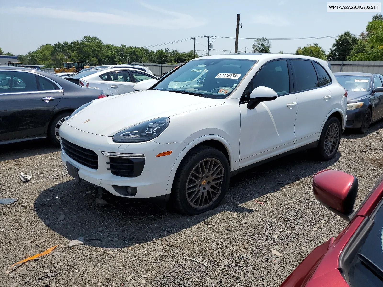 WP1AA2A29JKA02511 2018 Porsche Cayenne