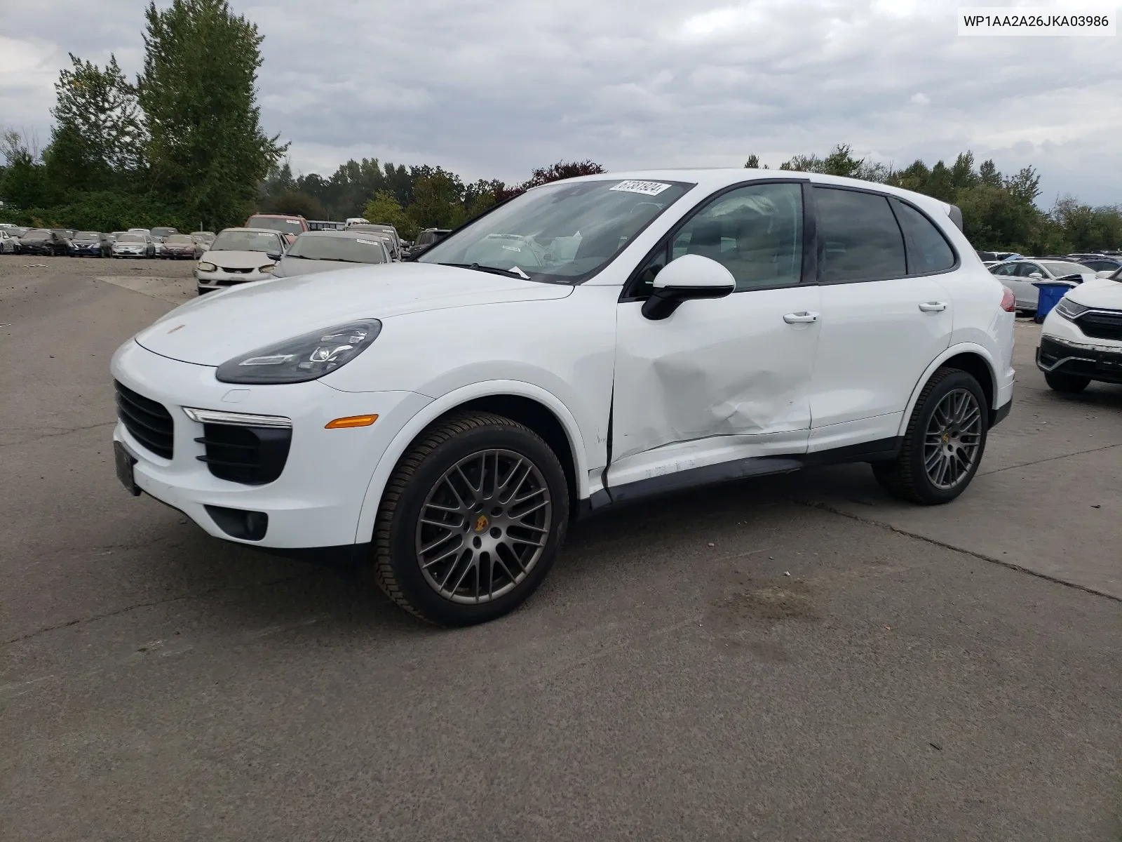 2018 Porsche Cayenne VIN: WP1AA2A26JKA03986 Lot: 67381924