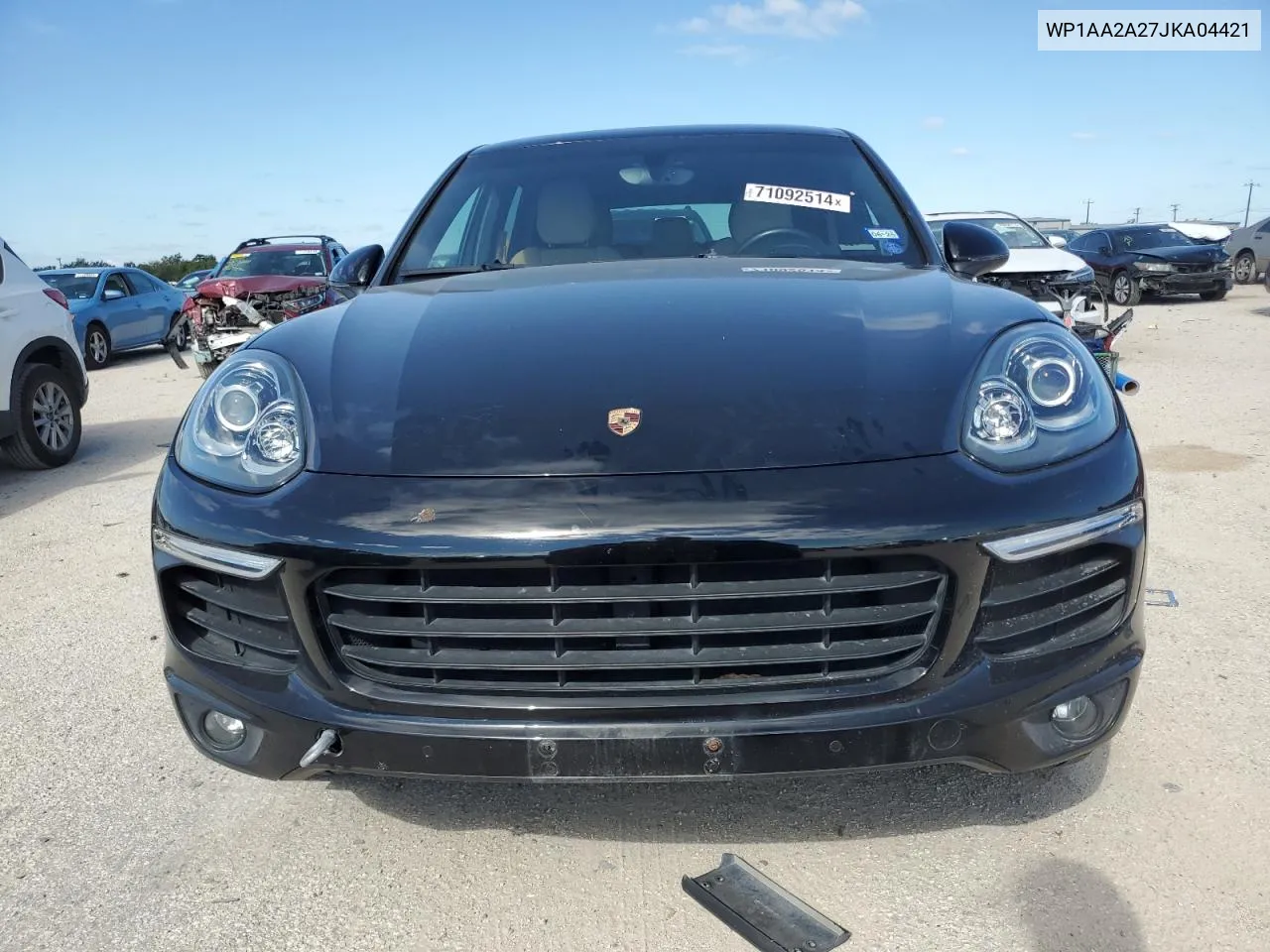 2018 Porsche Cayenne VIN: WP1AA2A27JKA04421 Lot: 71092514