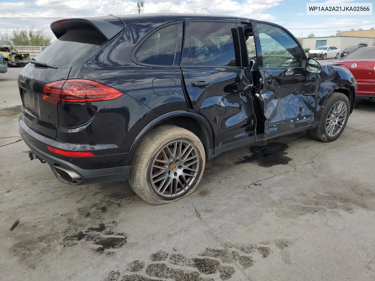 2018 Porsche Cayenne VIN: WP1AA2A21JKA02566 Lot: 72582324