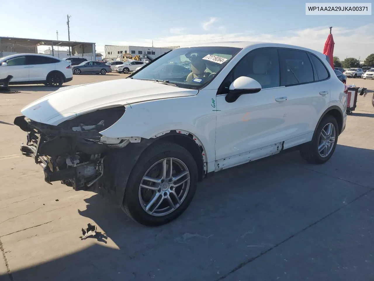 WP1AA2A29JKA00371 2018 Porsche Cayenne