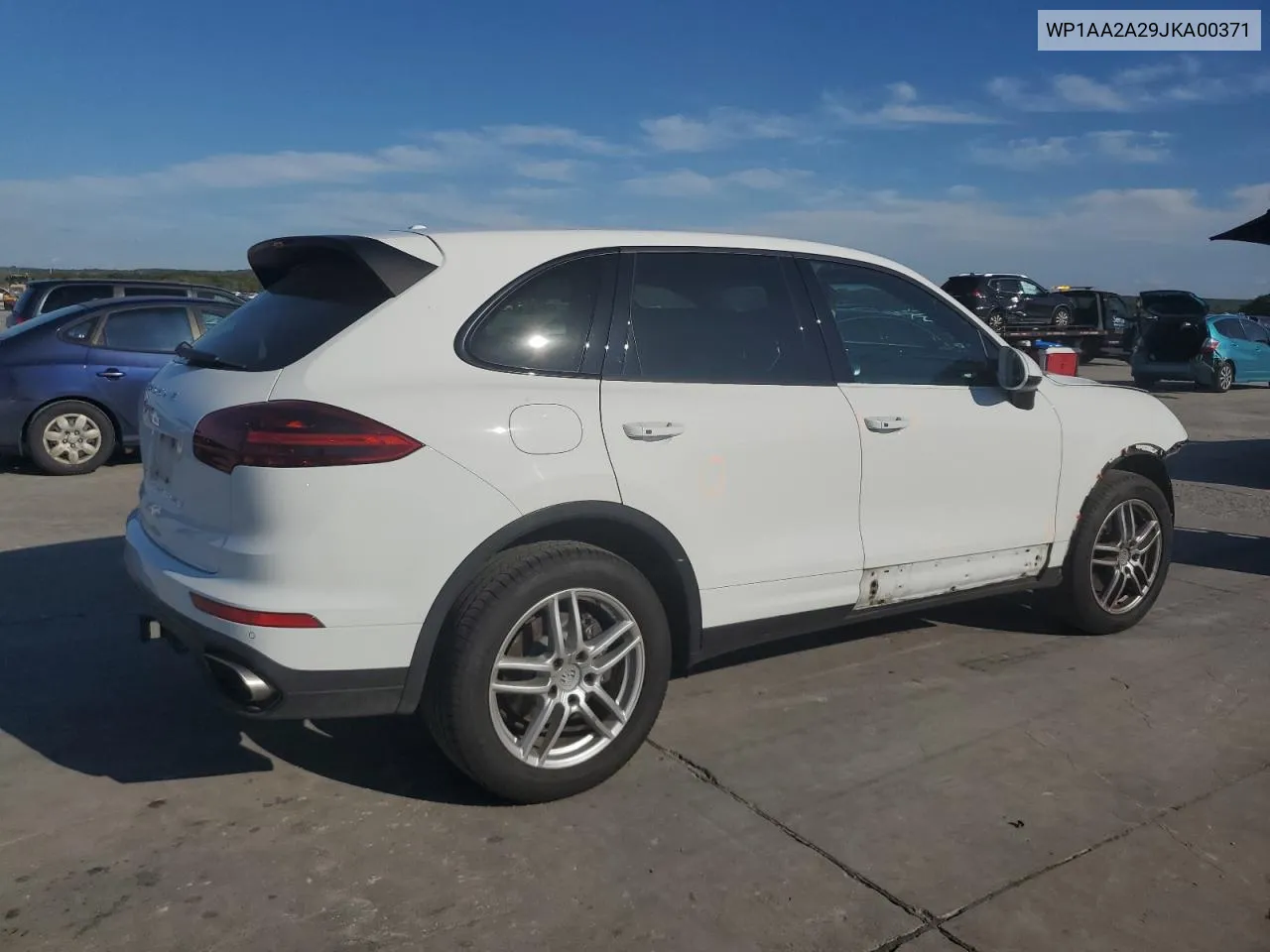 2018 Porsche Cayenne VIN: WP1AA2A29JKA00371 Lot: 72719264